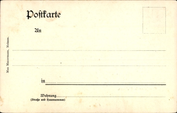 Ak Oberjahna Käbschütztal Saksen, algemeen beeld