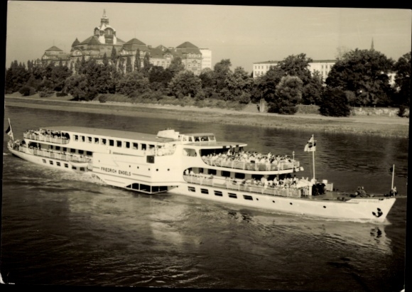 Passenger ship MS Friedrich Engels on the Elbe, Dresden