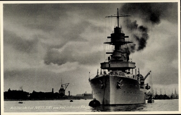 Ak Dänisches Kriegsschiff, Niels Juel
