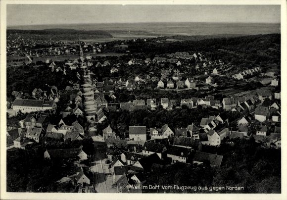 Postcard Mariaspring Göttingen in Lower Saxony, Historical picture of the city in 1850