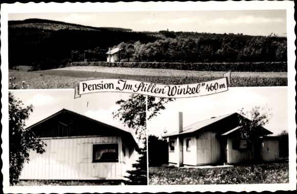 Postcard Kausen Westerwald, Pension Stephan Schuhenn