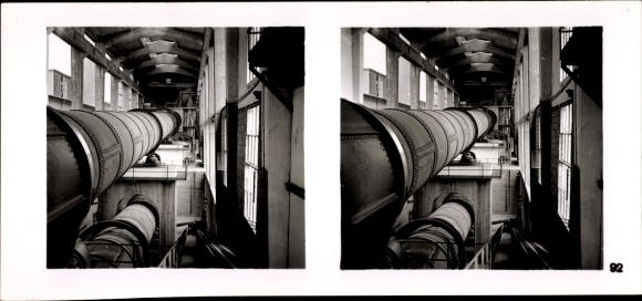 Stereo Raumbild Foto "Die NS-Musterbetriebe 1937-38" Nr. 92 Dyckerhoff Portland Zementwerke