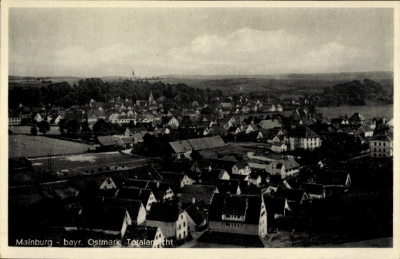 Postcard Mainburg im Hallertau Lower Bavaria, general view