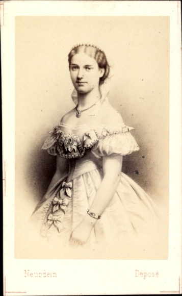Carte de Visite Prinzessin Dagmar von Dänemark, Maria Feodorowna, Kaiserin von Russland