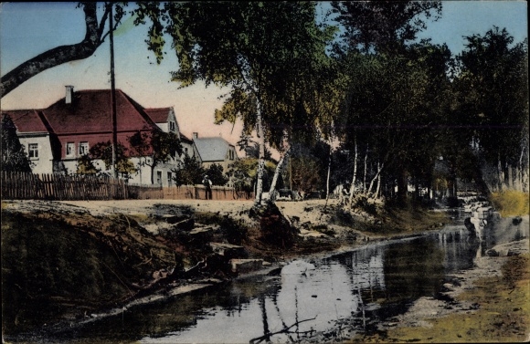 Postcard Großthiemig in Brandenburg, lot in Mitteldorf