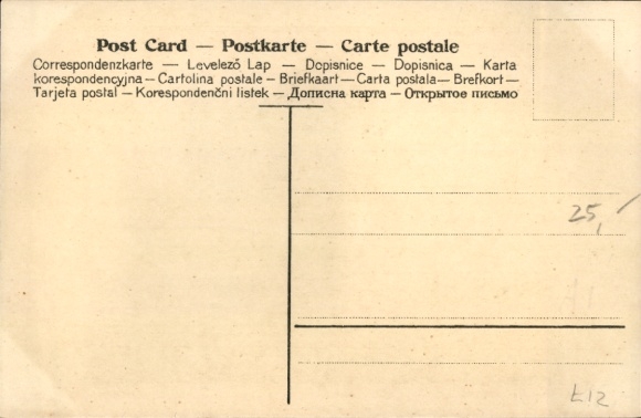 Artist Postcard Looschen, Hans, Great Berlin Art Exhibition 1912