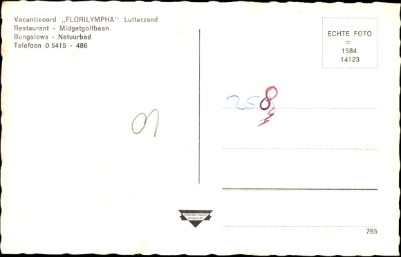 Postcard De Lutte Overijssel, Florilympha, miniature golf course