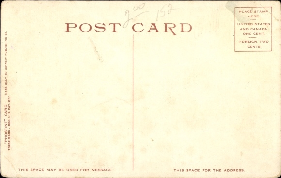 Ak Portsmouth Van Newhampshire de V.S., Thomas Bailey Aldrich Memorial, de Eetkamer