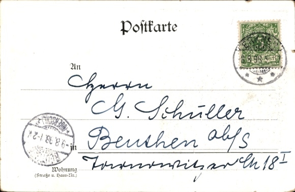 Postcard Birth, Mysterious Mission, Stork