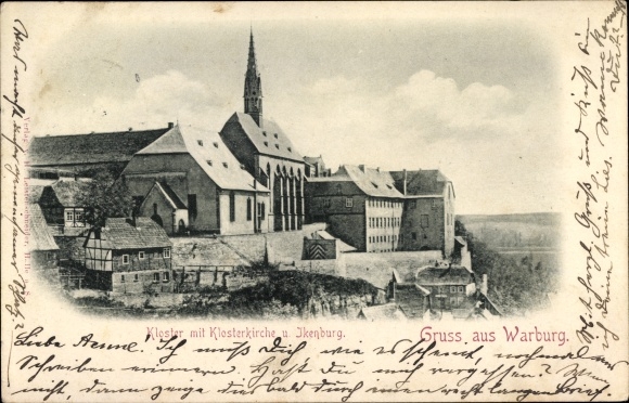 PC Warburg in Westphalia, monastery, monastery church, Ikenburg