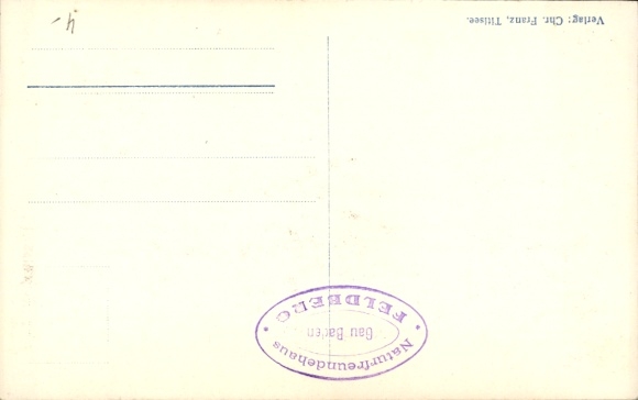 Postcard Buchenbach in the Black Forest, Hirschsprung in the Höllental, railway, steam locomotive