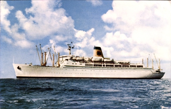 Ak SS Mariposa, Matson Lines luxe voering