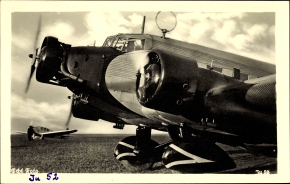 Ak Junkers Ju 52, Luftwaffe, Kampfflugzeug