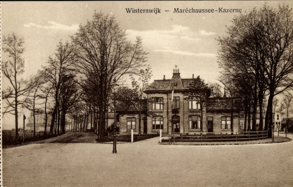 Postcard Winterswijk Gelderland Netherlands, Marechaussee Kazerne