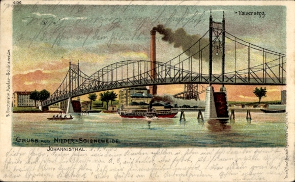 Chromo-Litho Berlin Treptow Niederschöneweide, Kaisersteg