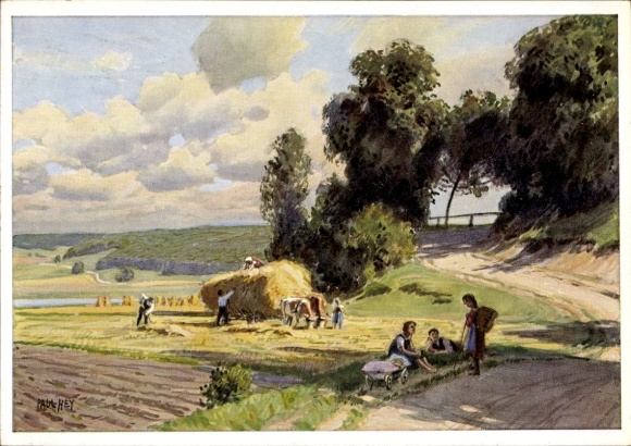 Artist Postcard Hey, Paul, In Summer, Ackermann, Series 4133