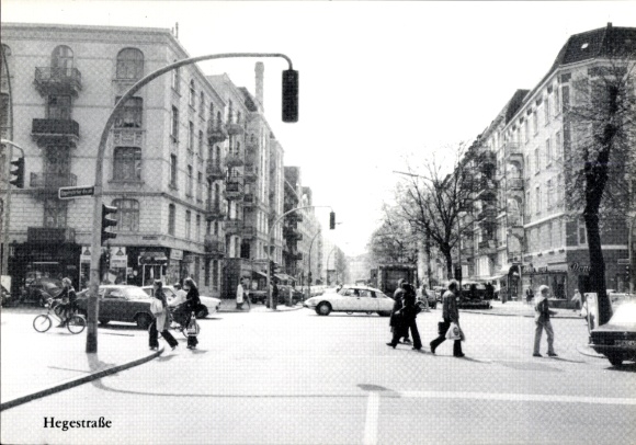 Postcard Hamburg Nord Eppendorf, Hegestraße