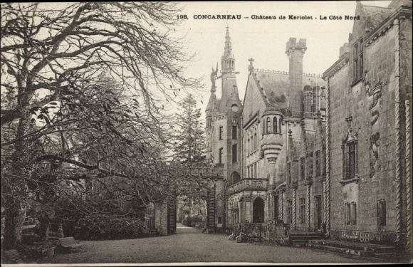 Postcard Concarneau Finistère, Chateau de Keriolet