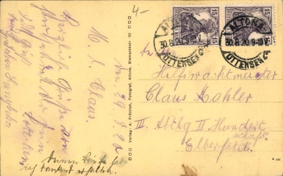 Postcard Hamburg Altona Bahrenfeld, Forsthaus