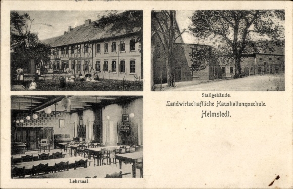 KP Helmstedt w Dolnej Saksonii, klasa, budynek stajni, szkoła rolnicza, He
