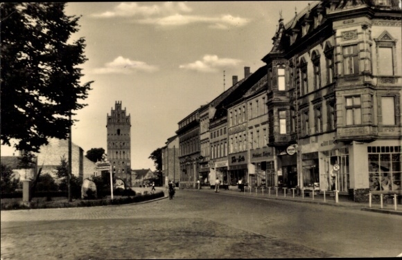 Ansichtkaart Anklam in Mecklenburg Vorpommern, Steinstrasse