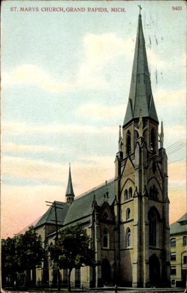 Ak Grand Rapids Michigan USA, St. Mary's Church