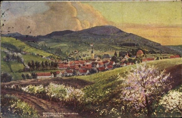 PC Gersfeld in the Rhön Hesse, panorama
