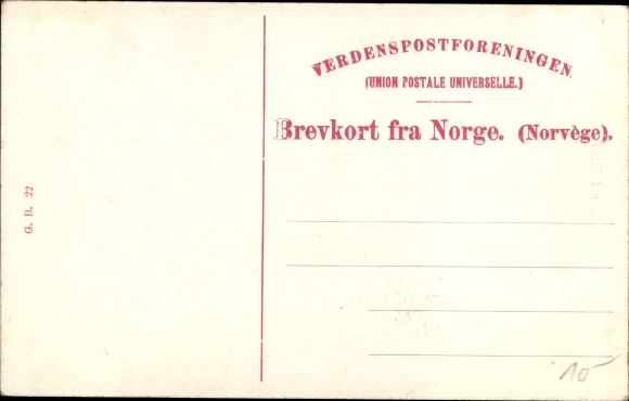 Postcard Norwegen, Finnish family at Grotli