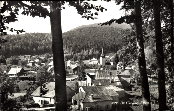 KP Saint Cergue Canton Vaud, widok na miasto