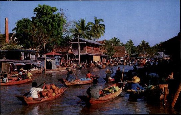 10 alte Ak Thailand, diverse Ansichten