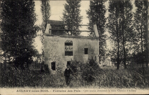 KP Aulnay sous Bois Seine Saint Denis, Fontaine des Pres, Vieux Chateau d'Aulnay