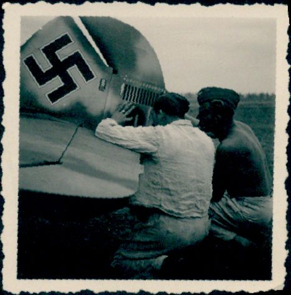 30 original photos of Jagdgeschwader 53, 51 Werner Mölders, Knight's Cross recipient, aircraft