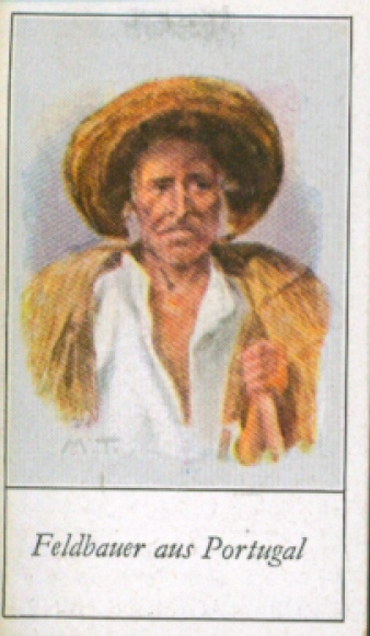 Collection picture The peoples of Europe, a contribution to racial science, 36 field farmers from Portugal