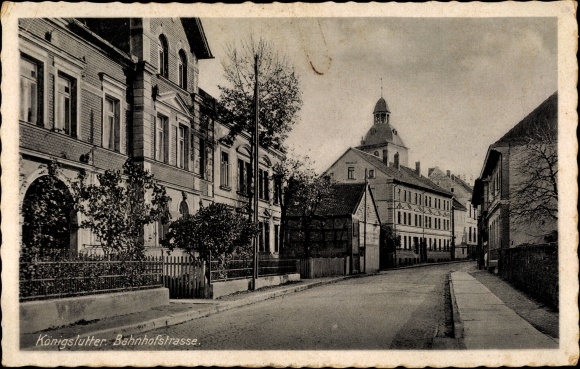 Ak Königslutter an der Elm, Bahnhofstrasse