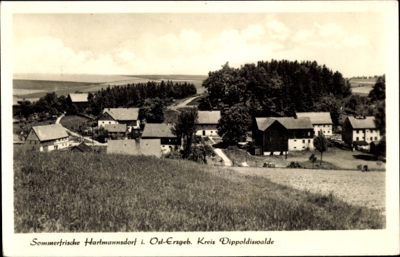 PC Hartmannsdorf Reichenau im Erzgebirge, town view