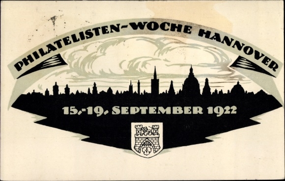 KP pocztowa Hanower w Dolnej Saksonii, tydzień filatelistyczny 1922, PP 61 C 4/03