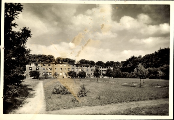 Postcard Borstel Sülfeld in Schleswig Holstein, hospital