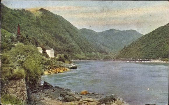 Ansichtkaart St. Nikola aan de Donau Boven-Oostenrijk, Donauwinkel