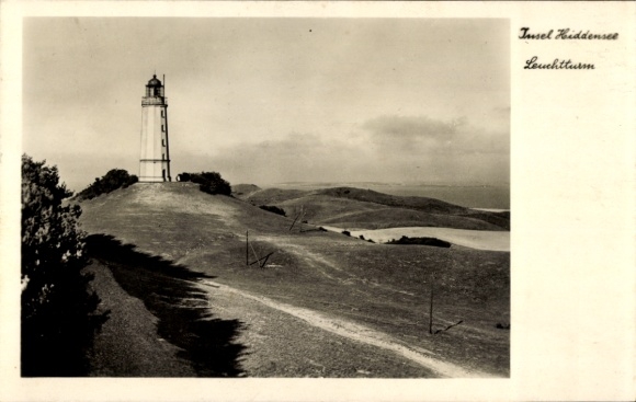 Ak Insel Hiddensee in der Ostsee, Leuchtturm