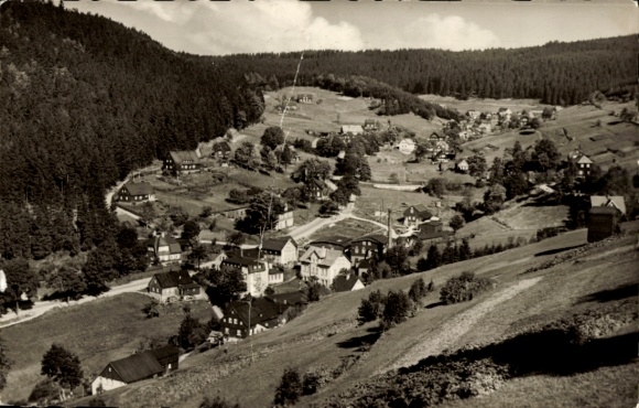 Ak Steindöbra Sachsenberg Georgenthal Klingenthal in het Vogtland, algemeen uitzicht