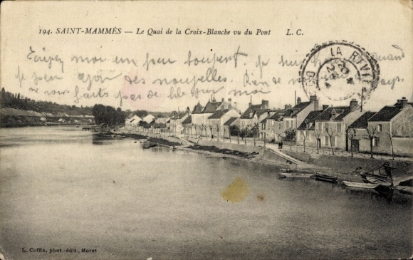 KP Saint Mammès Seine et Marne, Quai de la Croix-Blanche vu du Pont