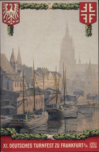 Artist PC Söhngen, Frankfurt am Main, XI. German Gymnastics Festival 1908