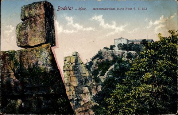 9 alte Ak Bodetal im Harz, Diverse Ansichten