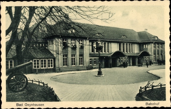 Ak Bad Oeynhausen in Westfalen, Bahnhof