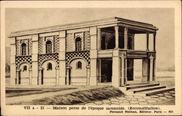 Ak Iran, Maison perse de l'epoque sassanide