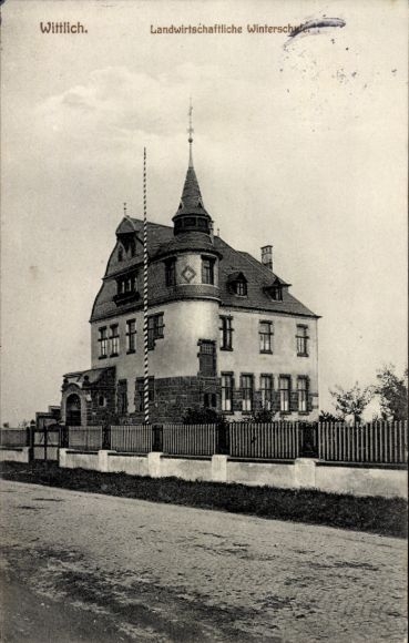 Postcard Wittlich in the Eifel, Agricultural Winter School