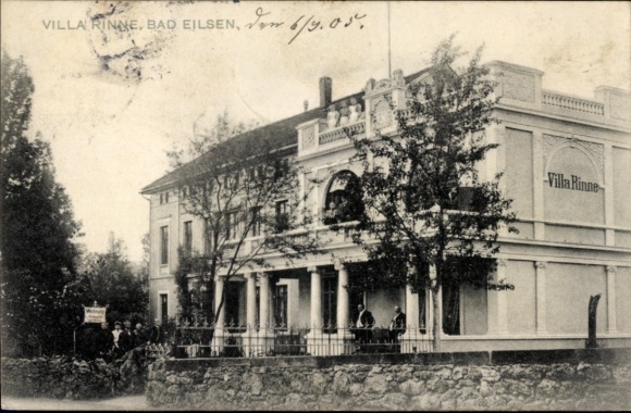Postcard Bad Eilsen in the district of Schaumburg, Villa Rinne