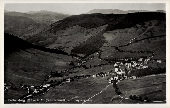 Postcard Todtnauberg Todtnau in the Black Forest, aerial photograph