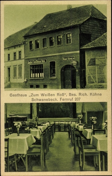 PC Schwanebeck im Vorharz, inn Zum Weißen Ross, interior view