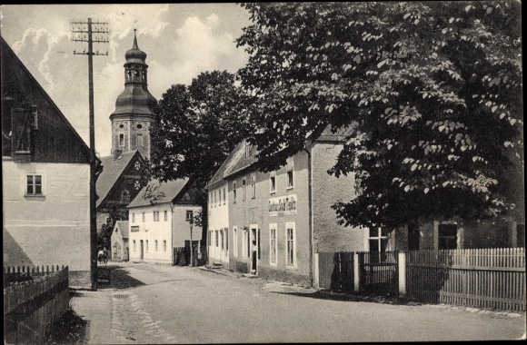 Postcard Geising Altenberg in the Ore Mountains, Hotel Stadt Teplitz owner Herm. Prieber